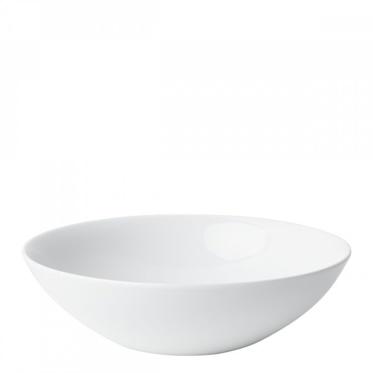 Bowl 20 cm, Höhe 5.5 cm - Tosca Porzellan weiss