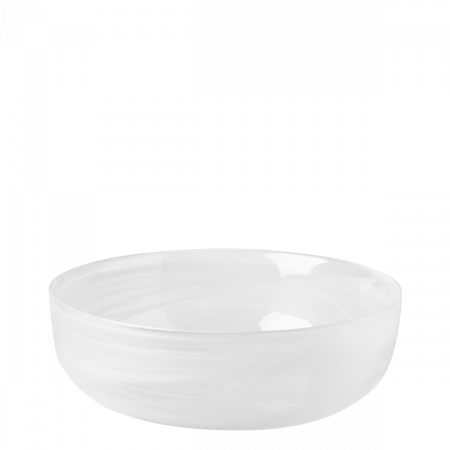 Bowl / Schale weiss 21 cm - Elements Glas