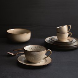 Kaffee-Set 8-tlg. - Elements Stone